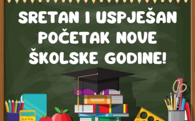 OBAVIJEST – POČETAK NOVE ŠKOLSKE GODINE