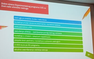 IZVJEŠĆE S DRŽAVNOG STRUČNOG SKUPA ZA VODITELJE UČENIČKIH ZADRUGA I SEKCIJA U UČENIČKIM ZADRUGAMA