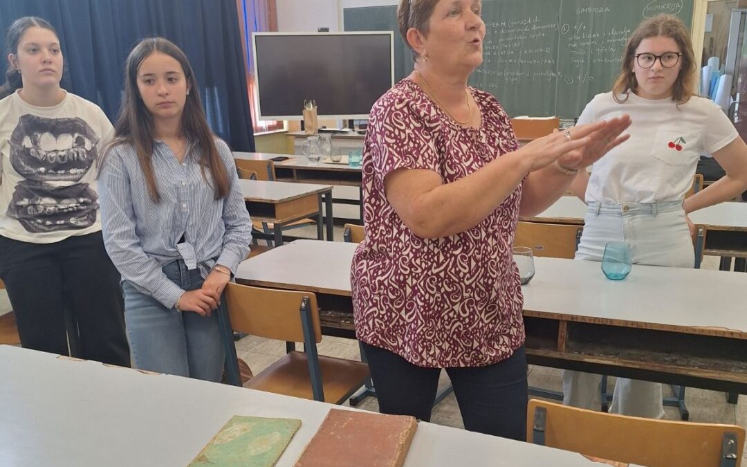 Projekt Bakini kolači – Projektna aktivnost: Izlaganje i razgovor predstavnika Udruge umirovljenika Općine Lekenik – podružnica Lekenik s učenicima o tome kako se nekad pripremala hrana